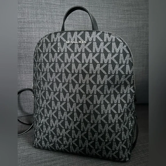 Leather Backpack Cindy Large Saffiano Leather Crossbody Grey